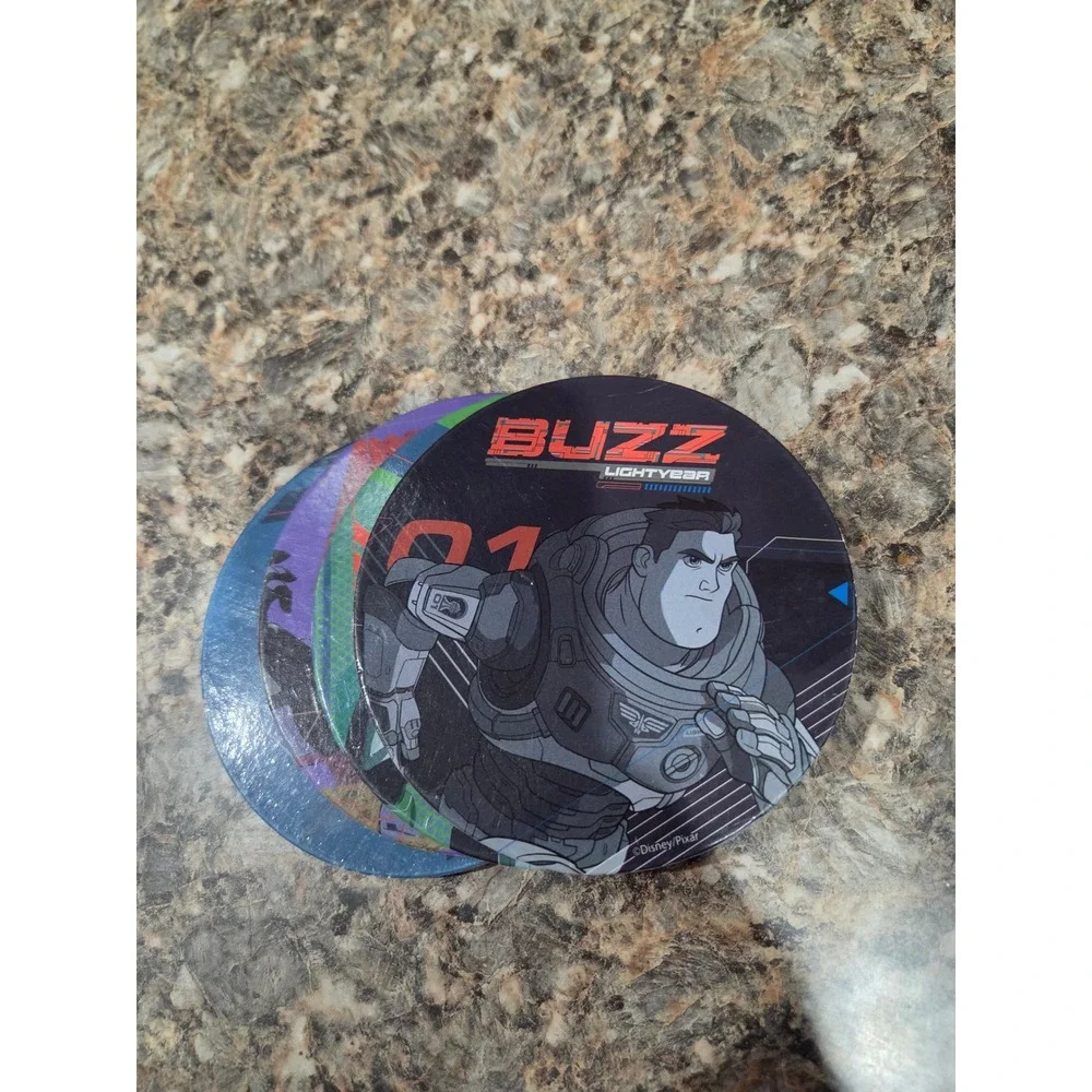 Disney Lightyear Buzz Cork Coaster Set of 4, Drink Mats